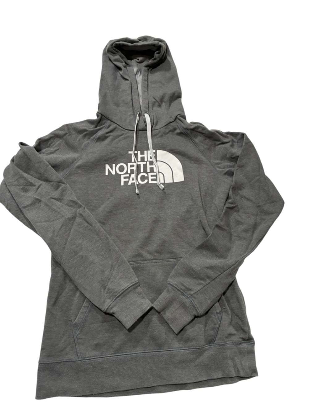The North Face Gray Logo Hoodie Sweatshirt